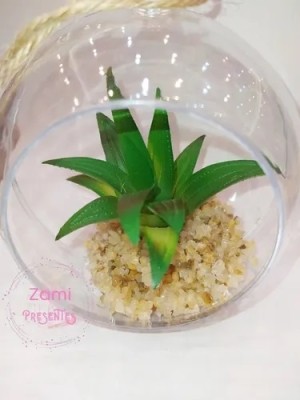 VASO SUSPENSO EM ACRILICO