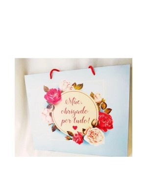 KIT 5 SACOLAS DIA DAS MÃES SORTIDAS  DMA200