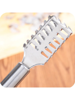 ESCOVA ESCALADOR DE PEIXE AÇO INOXIDÁVEL REMOVEDOR