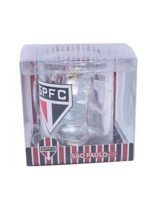 CANECA DE VIDRO 370 ML SÃO PAULO + ABRIDOR DE GARRAFA
