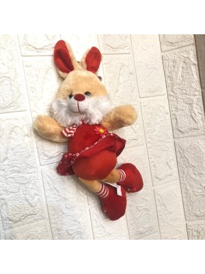 PELÚCIA COELHINHO VESTIDO FEC6506