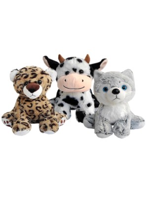 PELÚCIA TIGRINHO VAQUINHA CACHORRINHO SENTADO 20CM - FE7150