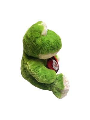 PELÚCIA SAPO GRANDE CORAÇÃO 45CM FE6486