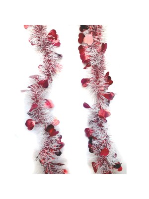 KIT 4 FESTÃO 9CM TIRAS FINAS E CORAÇÕES 2M