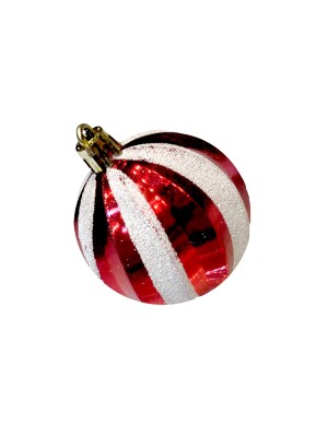 Kit 12 Bolas Médias Decoradas Natal