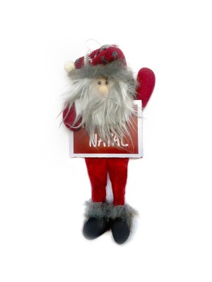 PAPAI NOEL QUADRO FELIZ NATAL PENDENTE GRANDE