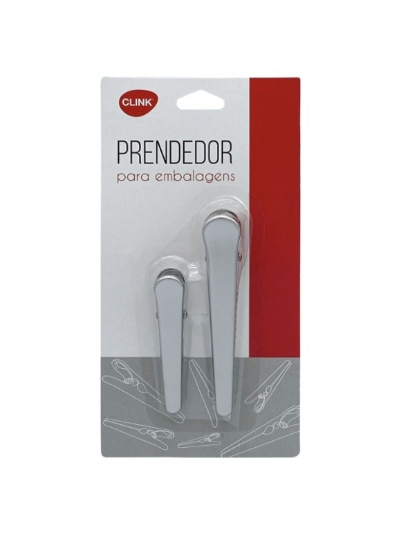 PRENDEDOR DE INOX CLINK 2 PEÇAS CK3521