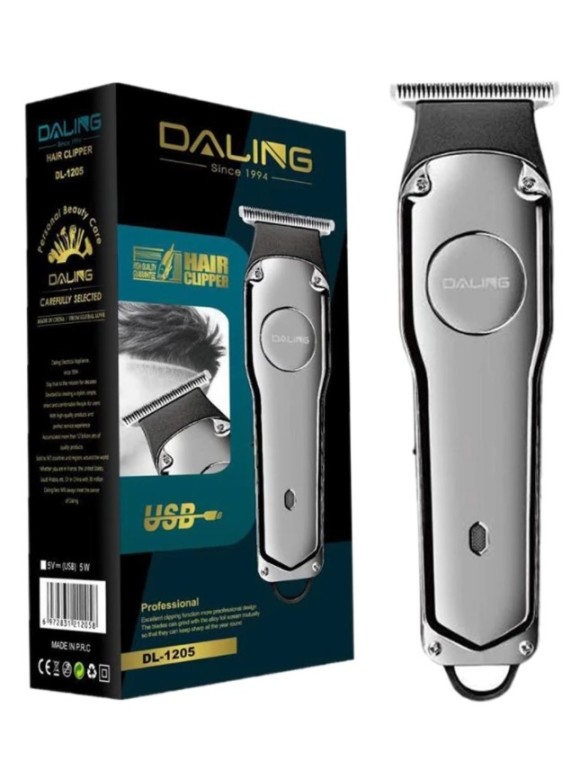 MAQUINA DE CORTAR CABELO SEM FIO RECARREGÁVEL APARADOR DALING DL-1205